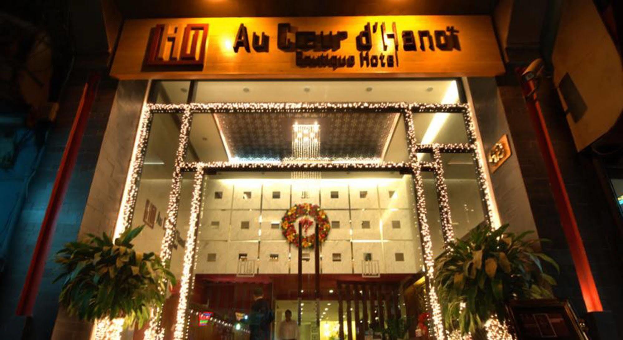 Au Coeur D'Hanoi Boutique Hotel מראה חיצוני תמונה